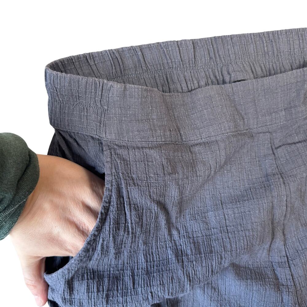Known Supply Women's 100% Organic Cotton Gray Pull On Sterling Pants - Large‎ - Picture 4 of 10